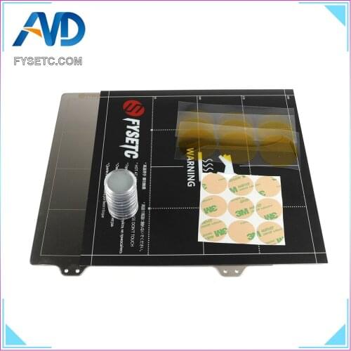 220x220mm Spring Steel Sheet + Magnet + Sticker For Becoming Magnetic Hot Bed Build Surface Plate For Wanhao i3 Anet A8 Ender 5