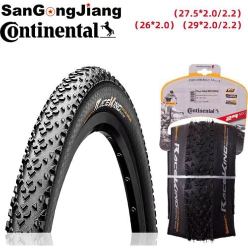 Continental MTB Tire 26 27.5 29*2.0/2.2mm Race King XC Racing Bicycle Tire Anti Puncture 180TPI Folding Tire Mountain Bike Tyre