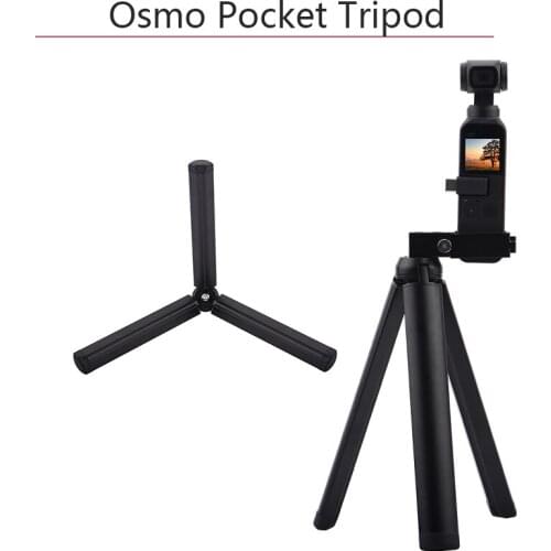 Portable Aluminum Alloy Tripod & Module Camera Mount Adapter 1/4" Screw Port Handheld Gimbal Accessories for DJI Osmo Pocket 2