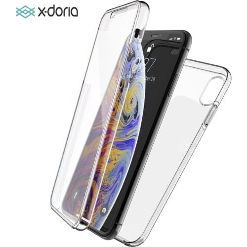 X-Doria Defense 360X Shockproof Phone Case For iPhone XR XS Max Glass Scratch Resistant Cover Case For iPhone XS Max Cover
