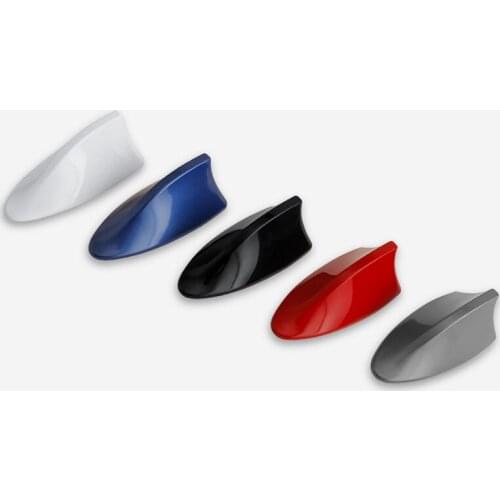 1 Pcs Universal Car FM Signal Amplifier Radio Aerials Shark Fin Antenna FM/AM Roof Decoration Aerial Replacement