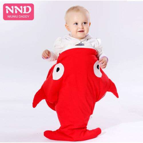 Shark Sleeping Bags Newborn Winter Baby Stroller Blanket Swaddle Bedding Sleepsacks