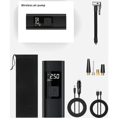 Wireless Air Compressor for Basketball Car Tire Inflator 150Psi/6000mAh Portable Electric Pump Inflator