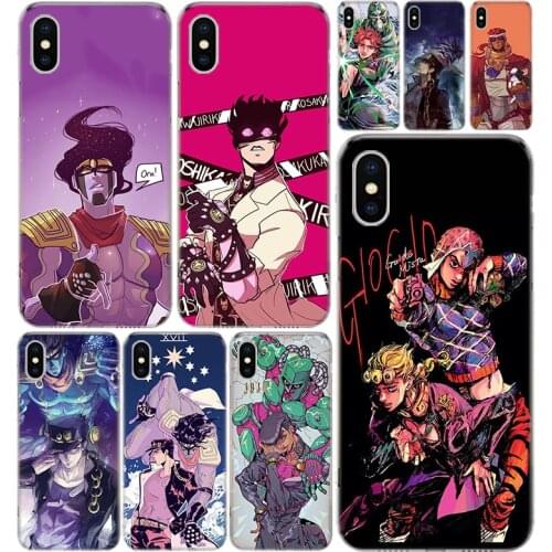 JoJo Bizarre Adventure Phone Case Cover For Iphone 12 Mini Pro 11 7 8 6 6S Plus + X XS MAX XR 5 5S SE Fashion Art TPU Coque Shel