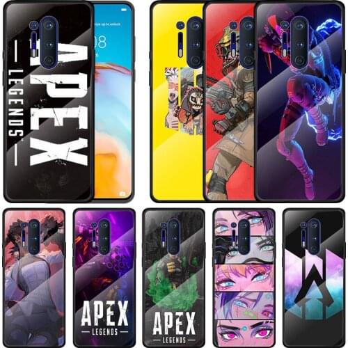Game Apex legends For Oneplus 9R 9 8T 8 Nord Z 7T 7 Pro 5G Tempered Glass Shell Phone Case Cover