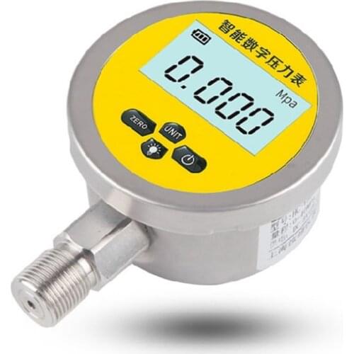 2021 New Digital Hydraulic Pressure Gauge 0-60MPa 5 Units 3.15" Dial for Air Compressor