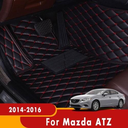 For Mazda ATZ 2014 2015 2016 Car Floor Mats Auto Accessories Waterproof Carpets Interior Protect Parts Custom Rugs