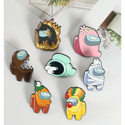 Cartoon Character Enamel Lapel Pins Badges Women Anime Fashion Brooches For Clothes Mini Decorative Pin Metal Badge Large Brooch