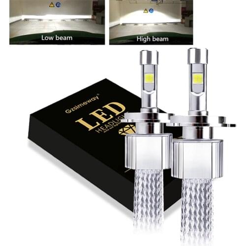 H7 H4 LED bulb XHP70 chip Light Super Bright Automible H8 9006 HB4 9005 HB3 H11 D1S D2S led headlight 12V 6000K 13200LM fog lamp