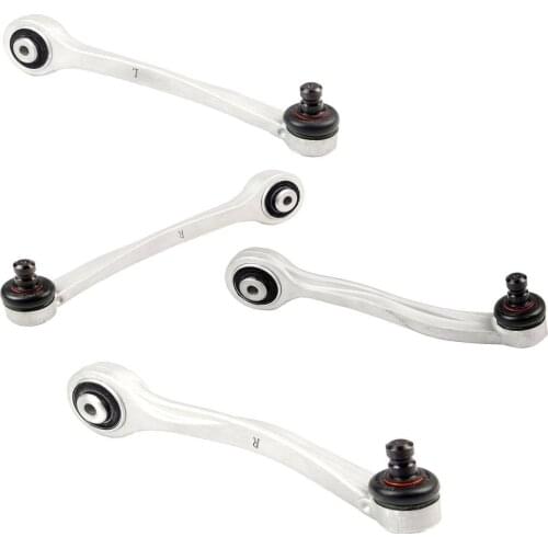 4pcs Set of Front Upper Suspension Control Arm and Ball Joint Assembly For Audi A8 2008 2009 2010 2011 2012 2013 2014 2015