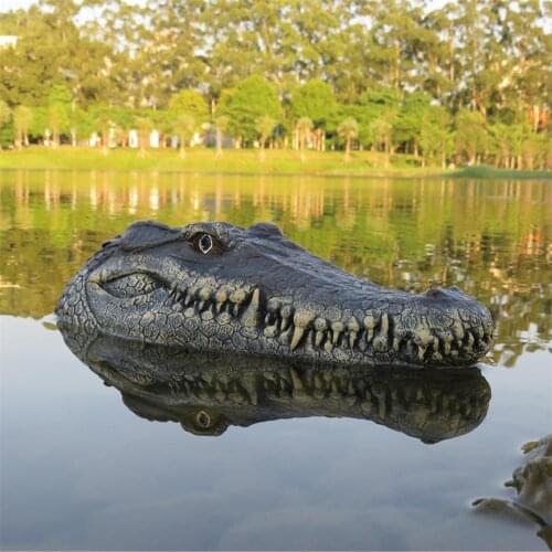 Hot sales 2.4Ghz Floating Crocodile Head Pool RC Crocodile boat Toys