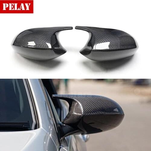 M3 Style Mirror Cover Car Rearview Mirror Cover Cap For BMW 1/3 series E90 E91 E92 E93 E80 E81 E87 E88 PRE-LCI/LCI 2005-20012