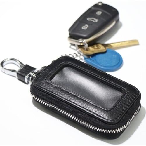2020 Genuine Cow Leather Men & Women Car Key Bag Wallet Multi Function Key Case Fashion Housekeeper Holders Car Key Bag Wallet
