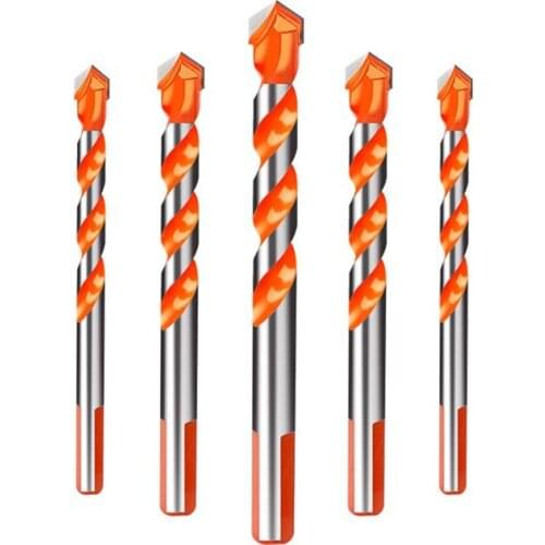 Multi Purpose Construction Drill Bit Set Carbide Tip for Masonry Tile Wood Metal Drilling