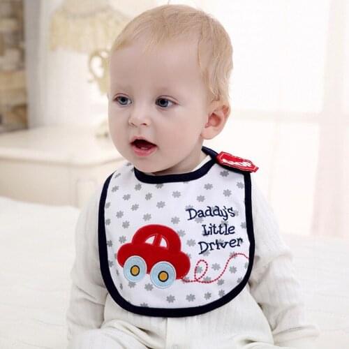 Baby Bibs Fashion Cotton Infant Saliva Towels Newborn Burp Cloths Apron Girl Boy 3 Layer Style Waterproof Bib