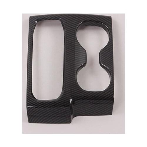 Applicable for 2019 Shengda imported car - ABS black carbon fiber rib gear box trim