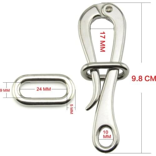 Diving hook 316 Stainless Stee Quick release Pelican Hook Shackle Sailing Boat Yacht