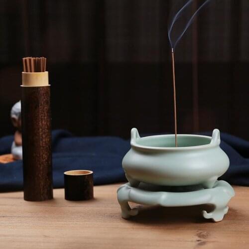 Drive furnace Lotus furnace opening ru ceramic tea incense burners aromatherapy incense road Kung Fu tea