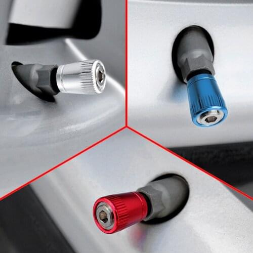 QHCP Car Tire Valve Caps Wheel Tyre Air Valve Dust Covers Stem Caps Stainless Steel Tire Anti Theft Screw Cap For Lexus NX RX ES