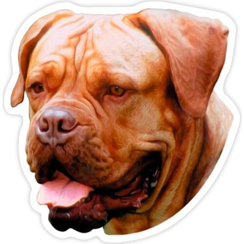 S40217# Various Sizes PVC Decal Dogue De Bordeaux Car Sticker Waterproof on Bumper Rear Window Laptop Refrigerator Toilet