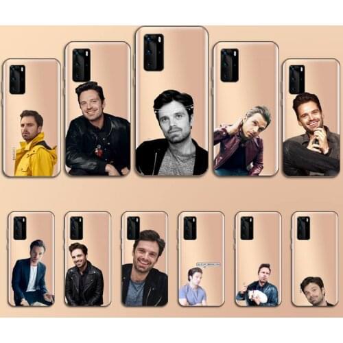 Sebastian Stan famous actor Phone Case Transparent for Huawei P honor 8 10i 20 30 40 smart 2019 protective shell capa