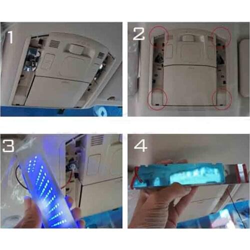 For VELLFIRE ALPHARD 20 LED 3D Indoor Light Reading Light