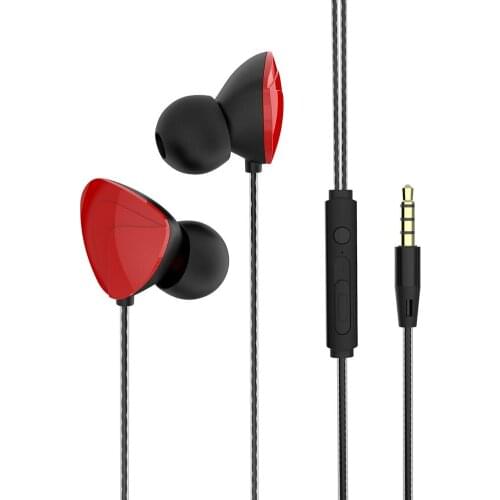 Universal 3.5mm In-Ear Heavy Bass HiFi Wired Earphone Sports Headset Game Headphone with Microphone for Phone PC Tablet