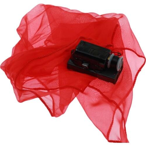 Flying Silk - Stage Magic Tricks Magic Electronical Device For Silk Magician Props Close Up Magic Illusion Accessory Gimmick