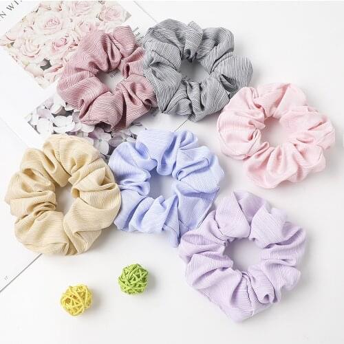 Sweet Rubber Band For Women Summer Ponytail Scrunchie Accessories Girls Hair Ties Headwear Hair Rope Female Cotton Schrunchy