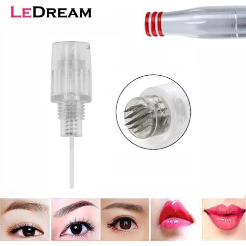 100pcs 8mm Screw 36 Pin 3D Micro Nano Round Tattoo Piercing Needles Cartridge For Charmant Tattoo & Body Art Microblading