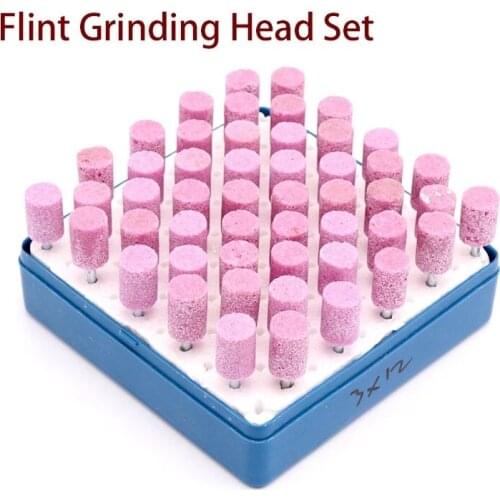 100pcs Abrasive Stone Points Polishing Grinding Head Electric Drill Bit Wheel For Dremel Rotary Accessories Power Tools