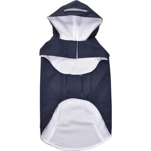 2018 New Pet Dogs Hooded Pet Raincoat Waterproof Coat for Big Dog Multi Sizes for Puppy Pets 2018 Dropshipping