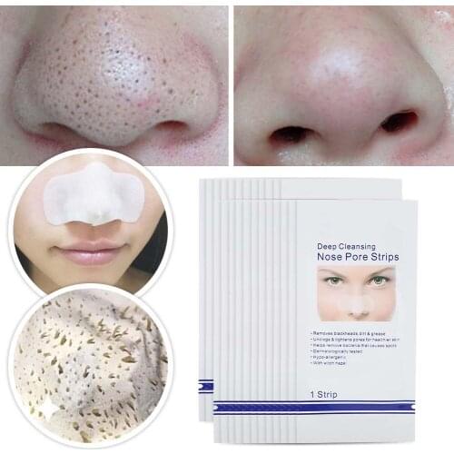 24pcs Deep Cleaning Pore Strips Blackhead Acne Removal Mask Skin Care Peel-off Nose Mask