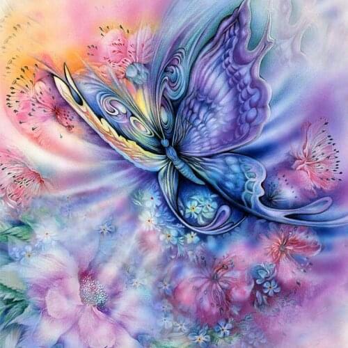 Butterfly flowers animal new arrival DIY Crystal full drill square 5D diamond painting cross stitch kit mosaic round rhinestone