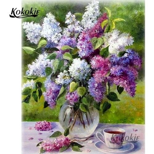 Diamond mosaic painting diamond embroidery flowers 5d diamond painting full square/round Picture of Rhinestone diamond art