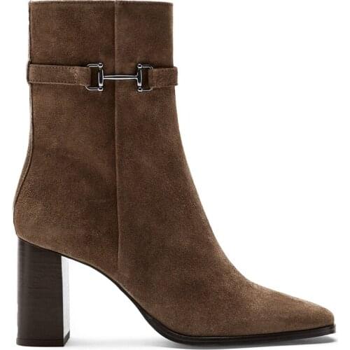 AVVVXBW Women's Ankle Boots