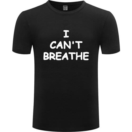 Black History_G.Floyed T-Shirt Men Top Quality 100% Cotton Short Summer Sleeve I Cant Breath George Floyed Casual Tshirt Loose