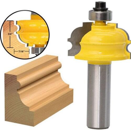 1/2 Shank Milling Cutter Router Bit Woodworking Cabinet Line Cutter Knife Tool