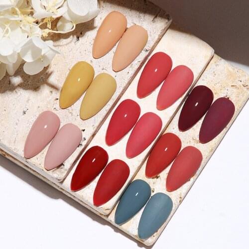 LINNAZO 9 Colors Series Gel Polish 7.3ML Starter Kit Soak Off LED Best For Manicure Nail Art Lovers Girls Women DIY At Home