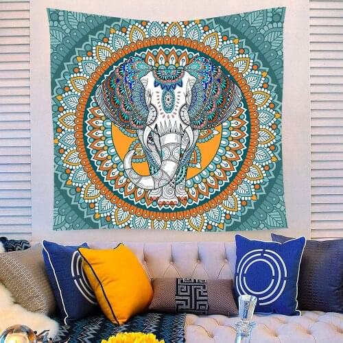 Mandala Unique Floral Tapestry Indian Cotton Dorm Decor