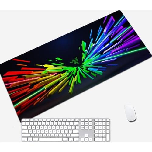 Desk Mat Razer Mouse Pads Gamer Girl Kawaii Gaming Accessories Pc Mousepad Complete Keyboard Game Mausepad Computer Pad Mice