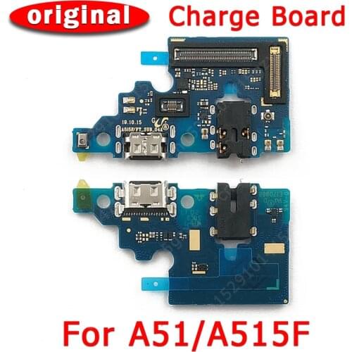 Original Charging Port For Samsung Galaxy A51 USB Charge Board For A515F PCB Dock Connector Flex Cable Replacement Spare parts
