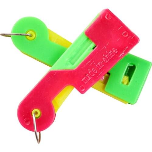 Plastic Needle Threader Handle Craft Thread Cutter+Threader Sewing Use Tool Elderly Guide Needle Device Tool Sewing Accessories