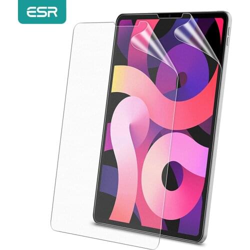 ESR 2PCS Writtable Film for iPad Air 4/8th/iPad Pro 12.9 11 10.5 9.7 Inch iPad 7 6 iPad Air 3/2/1 Screen Protector