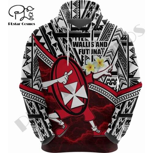 PLstar Cosmos 3DPrinted Newest Wallis and Futuna Futun Island Tribal Tattoo Uniuqe Streetwear Unisex Hoodies/Sweatshirt/Zip W-4