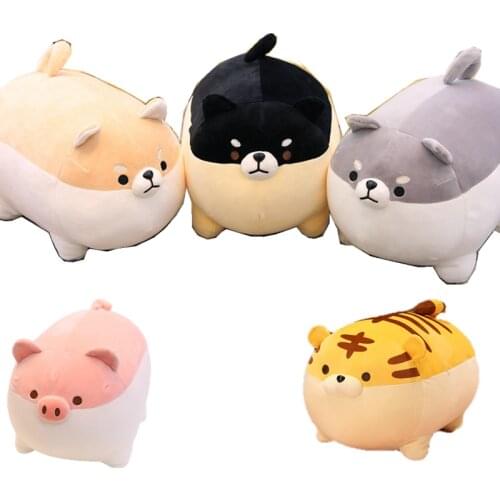 1PC New Cute Shiba Inu Dog Plush Toy Stuffed Soft Animal Corgi Chai Pillow Christmas Gift for Kids Kawaii Valentine Present
