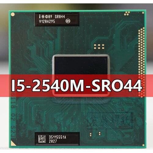 Intel Core i5-2540M Processor i5 2540M notebook Laptop CPU Socket G2 (rPGA988B) SR044