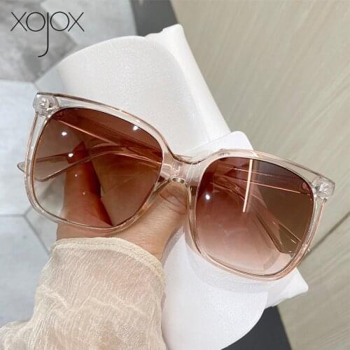XojoX Brand Design Womens Sunglasses Men Square Vintage Sun Glasses Fashion Outdoor Goggles Oversizes Unisex Eyeglasses