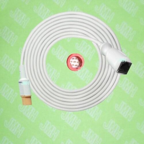Compatible with Siemens/Drager SC6002XL,7000,SC8000,SC900XL the Abbott IBP transducer Adapter cable,7pin to 6pin