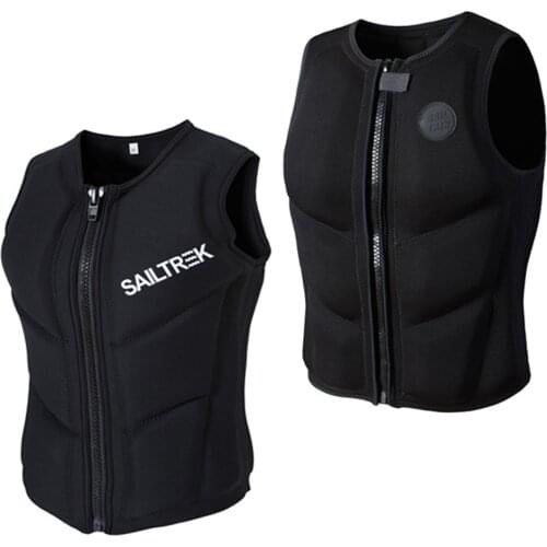 2021 new neoprene super elastic buoyancy adult life vest professional surf vest kayak swimming life jacket